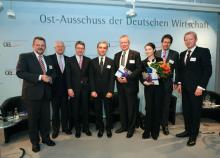 Eine Podiumsdiskussion mit prominenter Beteiligung aus dem Deutschen Bundestag stand im Mittelpunkt des diesjährigen Parlamentarischen Abends des Ost-Ausschusses. Foto: Marc Darchinger