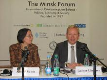 Rainer Lindner, Geschäftsführer des Ost-Ausschusses, veranstaltet seit 13 Jahren das Minsk Forum in der belarussischen Hauptstadt. Foto: Andreas Metz