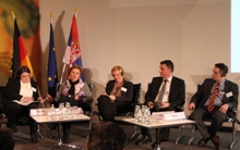 Podiumsdiskussion des Ost-Ausschusses auf der Fruit Logistica 2012.