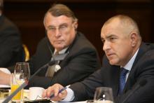 Klaus Mangold und Premier Boyko Borisov (rechts) Foto: Bulgarische Botschaft Berlin