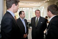 Engagierter Diskutant in Baden-Baden: Ost-Ausschuss-Vorsitzender Dr. Klaus Mangold