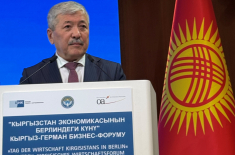 Eröffnungsrede des Premierministers Adylbek Kasymaliev. Foto: V. Nikitenko