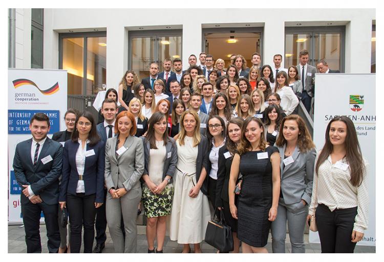 Die 57 Stipendiaten absolvieren seit Anfang Juli ihre Praktika in deutschen Unternehmen. Foto: J. Scheer