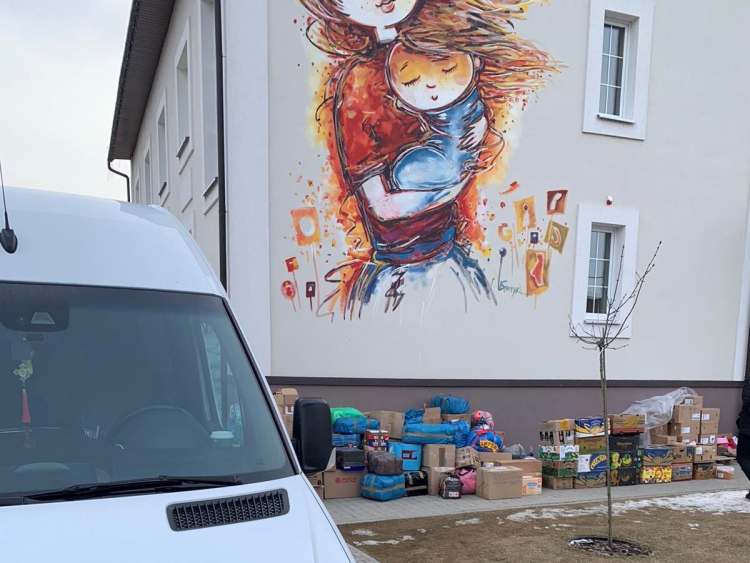 Hilfstransport in der Ukraine. Foto: Ost-Ausschuss