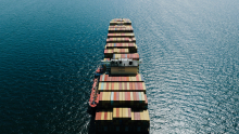 Containerschiff / Foto: Pexels