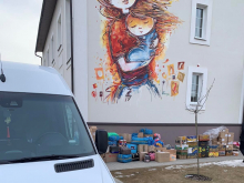 Hilfstransport in der Ukraine. Foto: Ost-Ausschuss