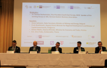 Panel mit Dr. Thomas Narbeshuber, Vice President  Central & South East Europe BASF Hungária Kft