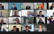 Online-Meeting mit Vertretern der kasachischen Regierung