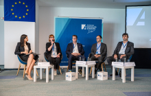 Regionaldirektorin Anja Quiring (2.v.li) in Burgas. Foto: Ost-Ausschuss