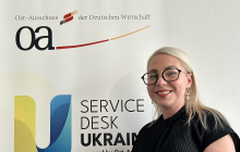Kateryna Kyslenko, Leiterin Service Desk Ukraine. Foto: A. Metz