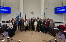 Treffen der Delegation mit ukrainischen Unternehmen im Stadtparlament von Lwiw. Foto: A. Metz
