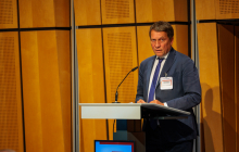 Ost-Ausschuss-Vorstand Philipp Haußmann zur Eröffnung des 1. Konferenztages in der IHK Berlin, Foto: AHK Rumänien / Fotograf Christian Sommer