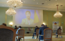 Videobotschaft von Olha Stefanyshyna, ukrainische Vizepremierministerin für Europäische Integration; Foto: OAOEV