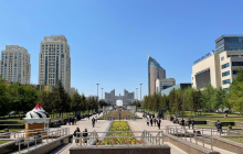 Kasachstans Hauptstadt Astana symbolisiert das neue Selbstbewusstsein des Landes, Foto: C. Himmighoffen