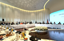 Beim bilateralen Businessforum in Taschkent. Foto: Eduard Kinsbruner