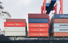 Exportgüter im Hamburger Hafen. Bild: Andreas Metz