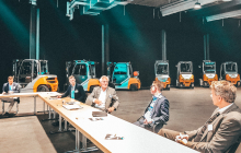 Austausch zu neuen Intralogistik- und Markttrends beim Hamburg Business Lunch am 14. Juni 2022. Quelle: OA