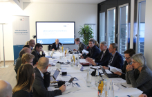 Pressekonferenz zur Vorstellung des Positionspapiers. Foto: C. Himmighoffen