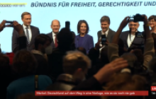 Pressekonferenz der künftigen Koalitionspartner in Berlin. Foto: Ost-Ausschuss/Phoenix