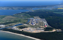 Bauarbeiten an der Anlandestation in Lubmin; Foto: Nord Stream 2/Walter Graupner