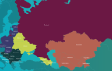 Die fünf Regionen des Ost-Ausschusses / Grafik: OA