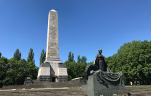 Sowjetische Ehrenmal in Schönholz. Foto: A. Metz