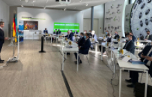 Für den Ost-Ausschuss begrüßte unter anderem Präsidiumsmitglied Niko Warbanoff, Co-Vorsitzender des Deutsch-Kasachischen Wirtschaftsrats. Foto: Ost-Ausschuss