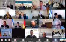 Online-Austausch mit Usbekistans Vize-Premier Umurzakov. Foto: OA