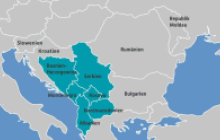 Länder des Westlichen Balkans, Karte: OA