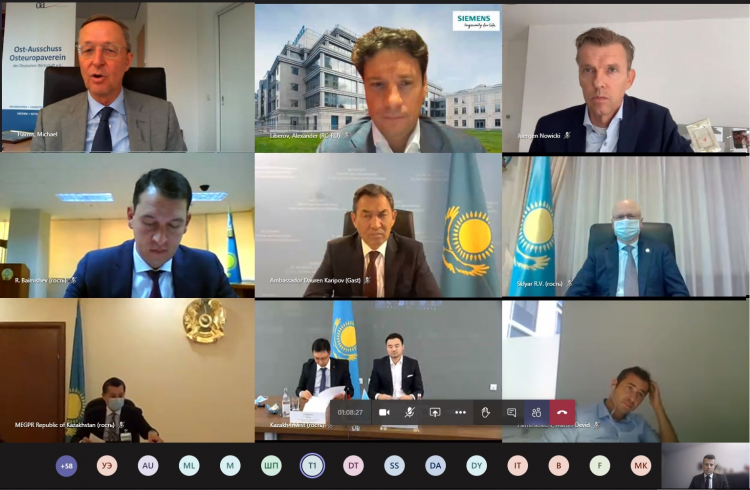 Im Gespräch mit dem Vize-Premierminister der Republik Kasachstan Roman Sklyar