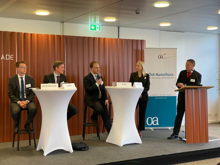 Podiumsdiskussion: Finanzierung von nachhaltigen Projekten in Osteuropa und Zentralasien, Foto: E. Radaikina