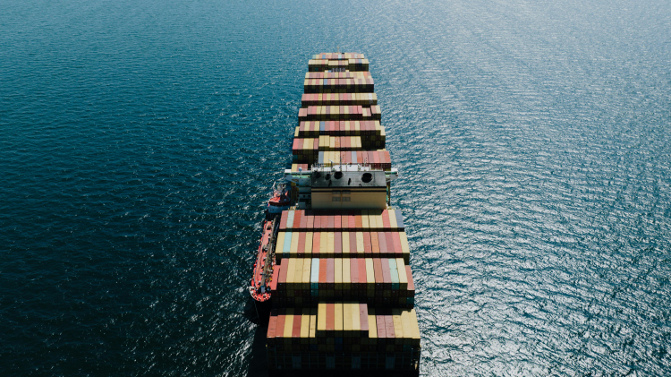 Containerschiff / Foto: Pexels