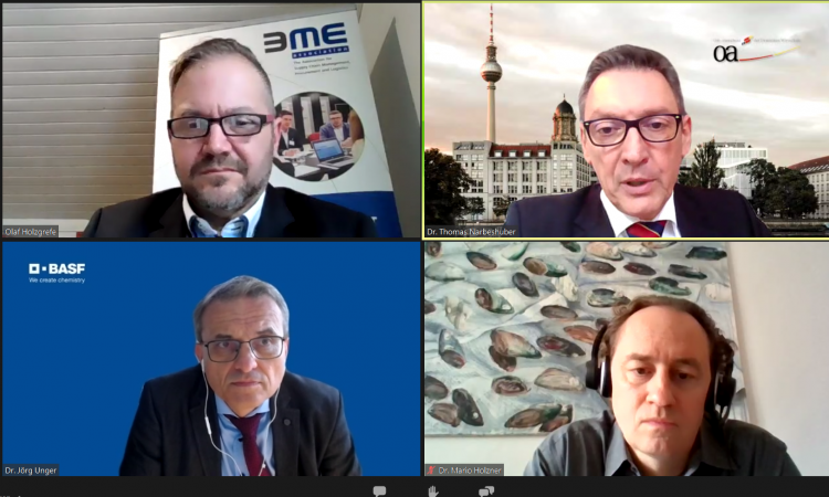 Auftaktdiskussion zur Workshop-Reihe zum Green Deal in Südosteuropa; Foto: OA