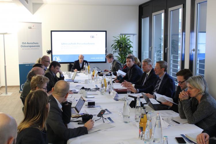 Pressekonferenz zur Vorstellung des Positionspapiers. Foto: C. Himmighoffen