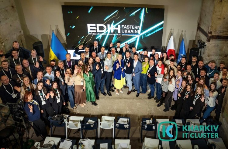 Das Team des IT-Clusters Charkiw. Foto: Charkiw IT Cluster