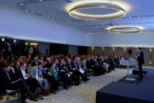 350 Teilnehmer kamen zur Eröffnung der Konferenz der Westbalkan-Konferenz nach Belgrad. Foto: OAOEV/ AHK Serbien