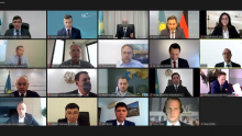 Online-Meeting mit Vertretern der kasachischen Regierung