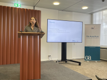 Die Ost-Ausschuss-Vorsitzende Cathrina Claas-Mühlhäuser warb in ihrer Key Note für Mittel- und Osteuropa als Markt für Mittelständler. Foto: Christian Himmighoffen