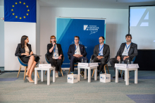 Regionaldirektorin Anja Quiring (2.v.li) in Burgas. Foto: Ost-Ausschuss