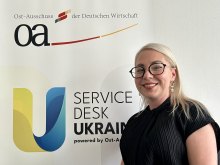 Kateryna Kyslenko, Leiterin Service Desk Ukraine. Foto: A. Metz