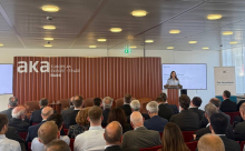 In ihrer Eröffnungsrede forderte die Ost-Ausschuss-Vorsitzende die Vertiefung und Erweiterung des EU-Binnenmarkts. Foto: Christian Himmighoffen