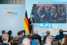 Michael Harms, Co-Vorsitzender des Deutsch-Kasachischen Wirtschaftsrates, Geschäftsführer des Ost-Ausschusses der Deutschen Wirtschaft. Foto:  Anastasia Yukhimenko