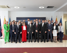 Treffen der Ost-Ausschuss-Delegation mit Außenminister Timcho Mucunski. Foto: Foreign Ministry