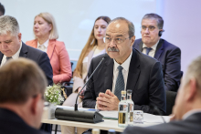 Abdulla Aripov, Premierminister der Republik Usbekistan, Ko-Vorsitzender des Deutsch-Usbekischen Wirtschaftsrates. Foto: Adrian Bedoy