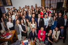 In Berlin wurden die über 50 junge Nachwuchskräfte aus Kroatien und den Ländern des Westlichen Balkans feierlich empfangen. Foto: Katja Koroleva