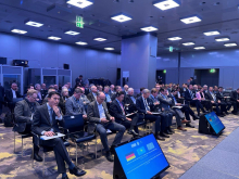 Über 120 Teilnehmer konnten in München zu Kooperation mit der kasachischen Wirtschaft informieren Foto: Eduard Kinsbruner/OA