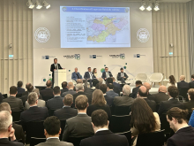 Sehr gut besucht war die gemeinsam von Handelskammer Hamburg und Ost-Ausschuss organisierte Konferenz zu wirtschaftlichen Chancen auf dem „Mittleren Korridor“. Foto: Andreas Metz