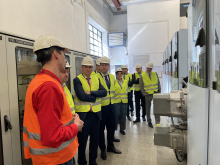 Besichtigung der Verteilerstation von E.ON Polska. Foto: OA