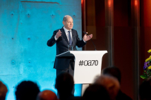 Keynote von Bundeskanzler Olaf Scholz. Foto: Christian Kruppa/Photojournalist