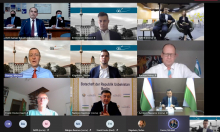 Aktuelle Trends und Entwicklungen speziell in der usbekischen IT-Industrie waren das Thema der Online-Sitzung „From Silk Way to the Silicon Valley. Chances and Opportunities in the IT Sector of Uzbekistan”; Foto: OA